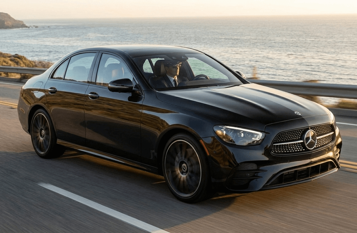 Mercedes Classe E Noire - Berline Affaires